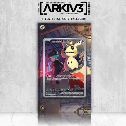 [UNIT: 238/217] // Team Rocket's Mimikyu Extended Art Display Case - Raw