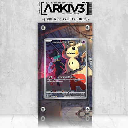 [UNIT: 238/217] // Team Rocket's Mimikyu Extended Art Display Case - Raw