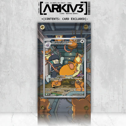 [UNIT: 202/182] // Team Rocket's Raticate Extended Art Display Case - Raw