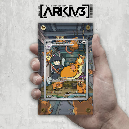 [UNIT: 202/182] // Team Rocket's Raticate Extended Art Display Case - Raw