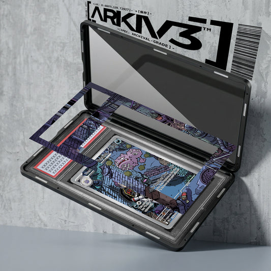 ARKIV3 PSA graded exploded mockup