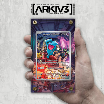 [UNIT: 203] // Team Rocket's Wobbuffet Extended Art Display Case - Raw