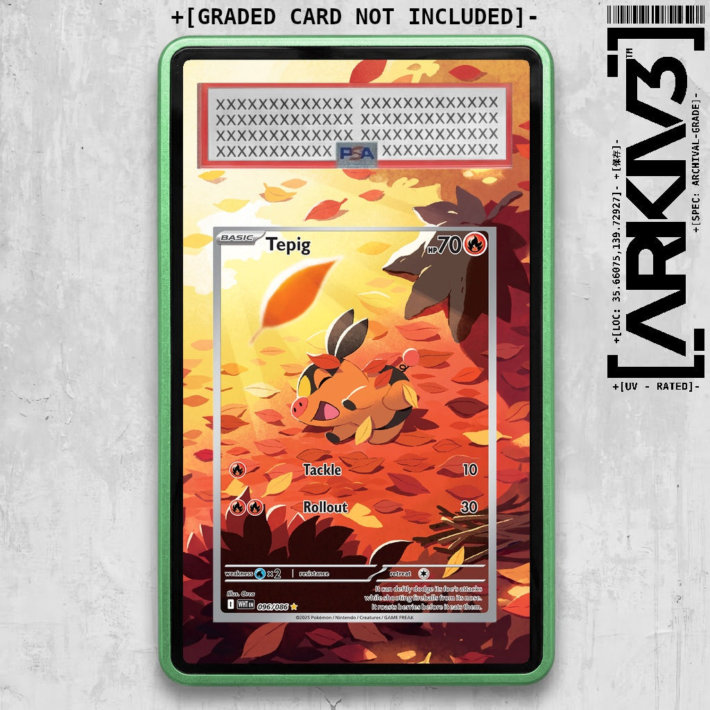 ARKIV3 PSA graded front - Green