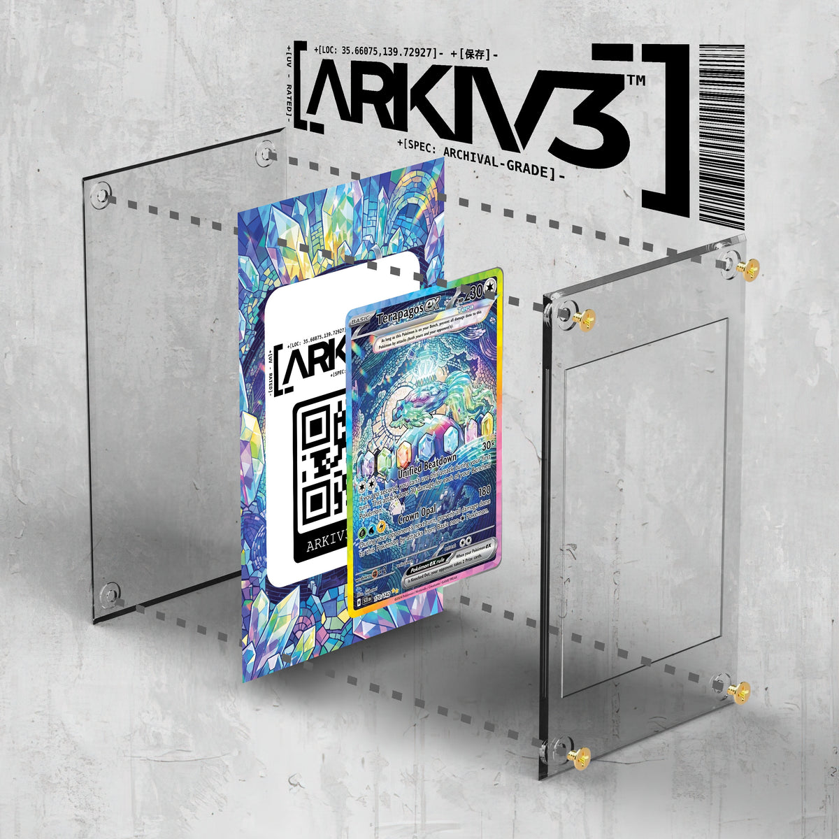 [UNIT: 170/142] // Terapagos ex Extended Art Display Case - Raw