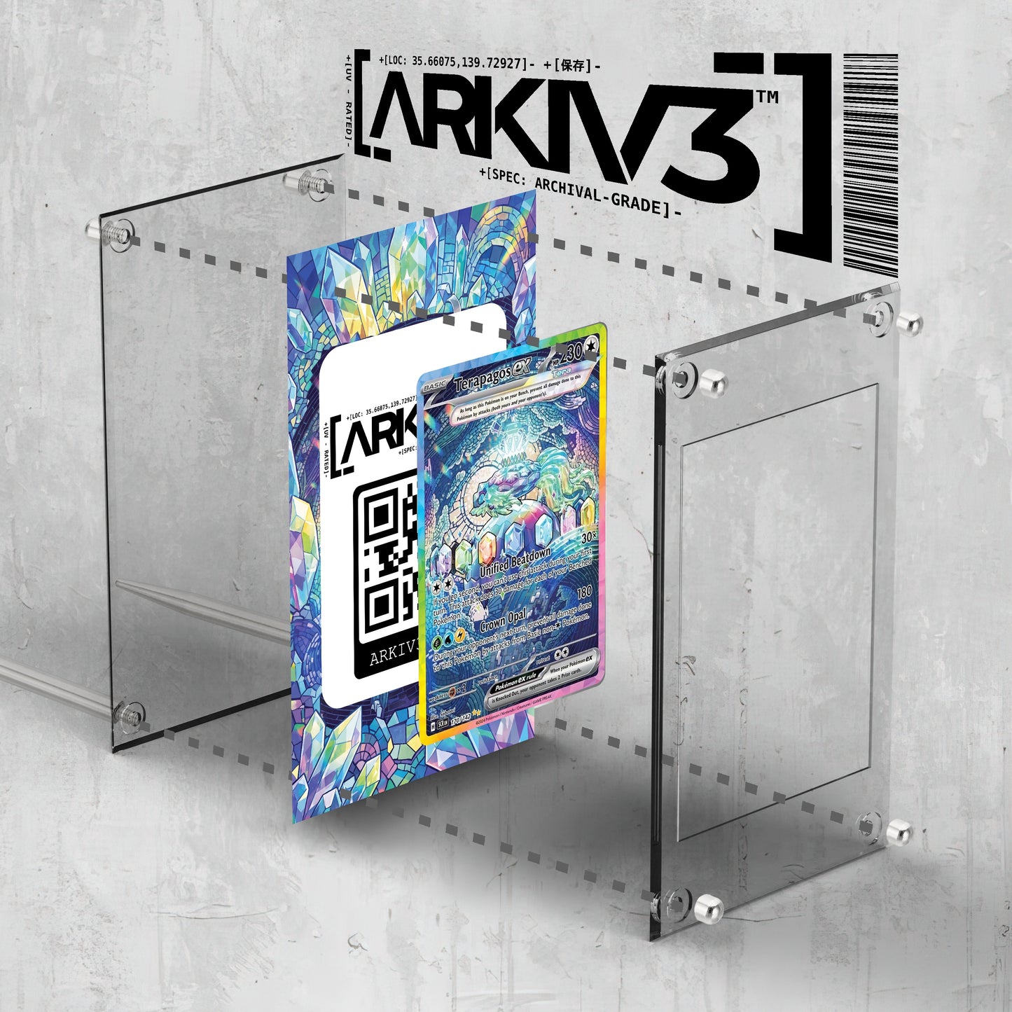 [UNIT: 170/142] // Terapagos ex Extended Art Display Case - Raw