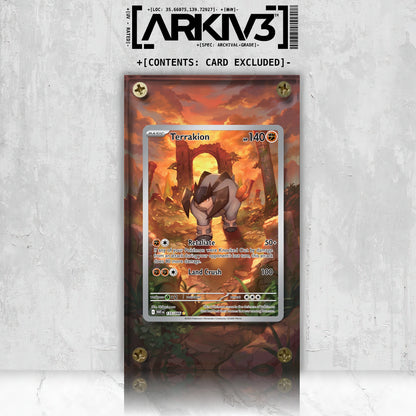 [UNIT: 135/86] // Terrakion Extended Art Display Case - Raw