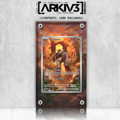 [UNIT: 135/86] // Terrakion Extended Art Display Case - Raw