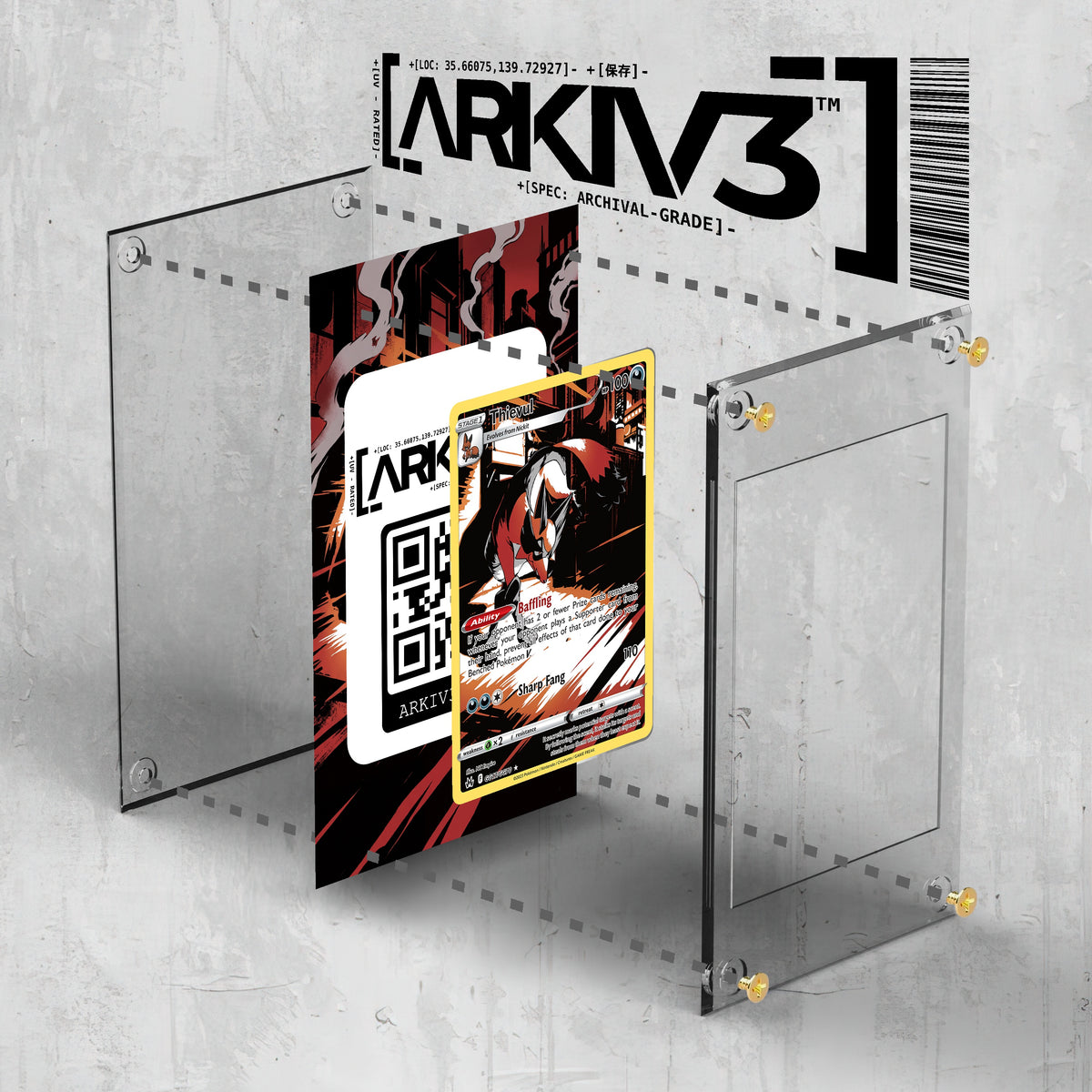 [UNIT: GG17/70] // Thievul Extended Art Display Case - Raw