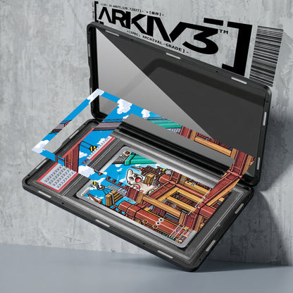 ARKIV3 PSA graded exploded mockup