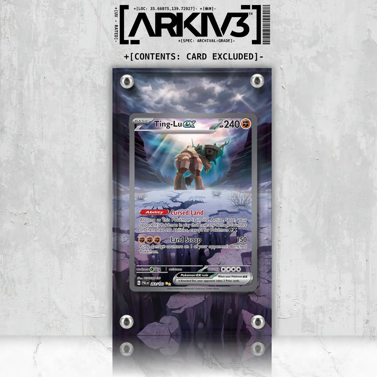 [UNIT: 263/193] // Ting-Lu ex Extended Art Display Case - Raw