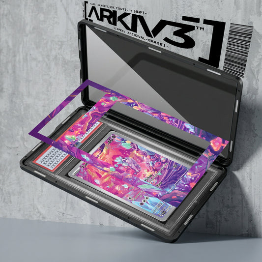 ARKIV3 PSA graded exploded mockup