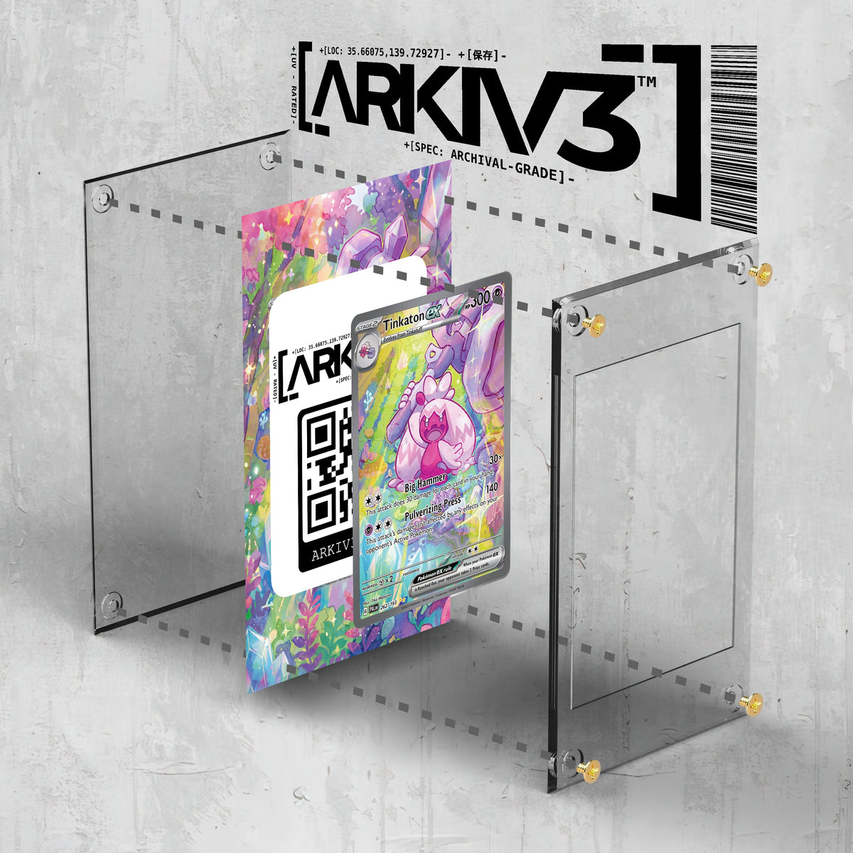 [UNIT: 262/193] // Tinkaton ex Extended Art Display Case - Raw