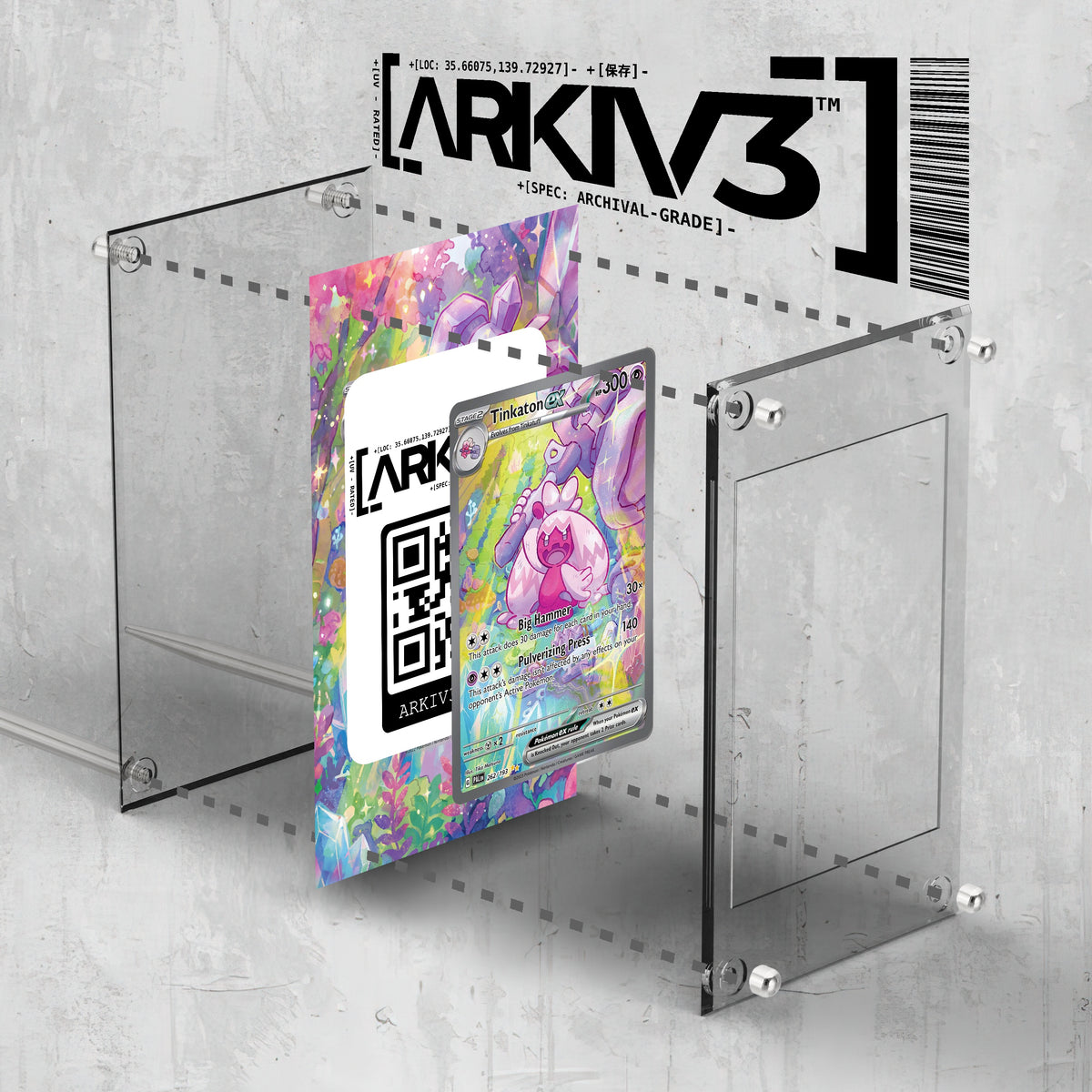 [UNIT: 262/193] // Tinkaton ex Extended Art Display Case - Raw