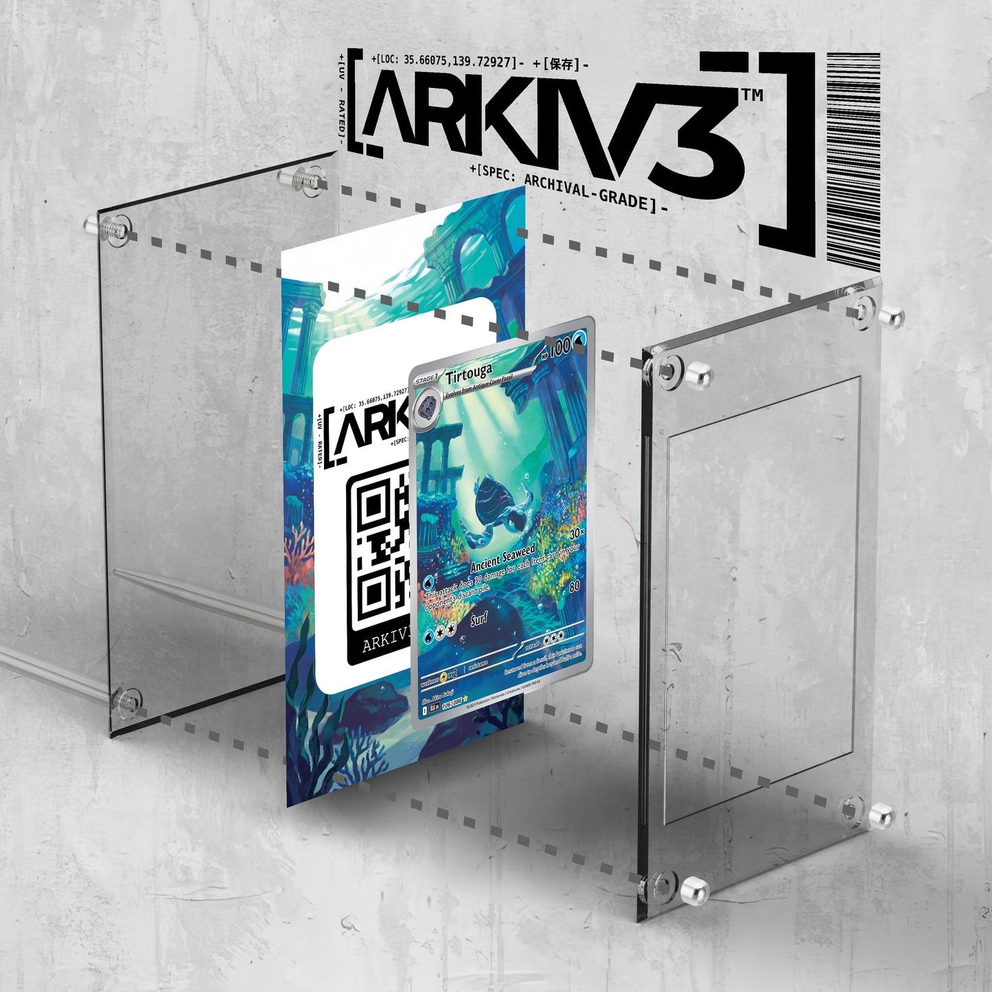 [UNIT: 106/86] // Tirtouga Extended Art Display Case - Raw