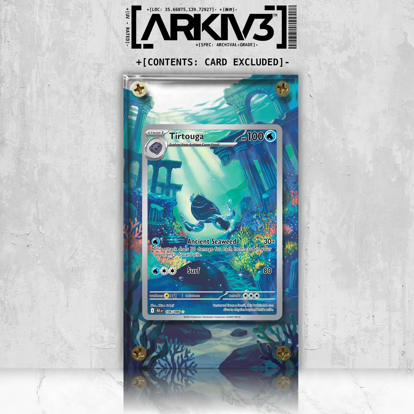 [UNIT: 106/86] // Tirtouga Extended Art Display Case - Raw