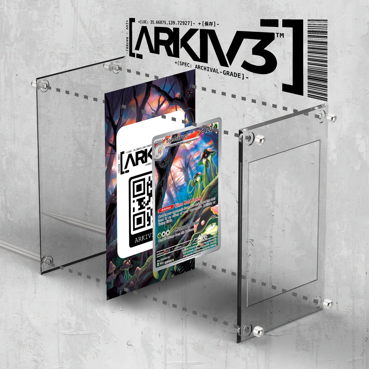 [UNIT: 185/182] // Toedscruel Extended Art Display Case - Raw
