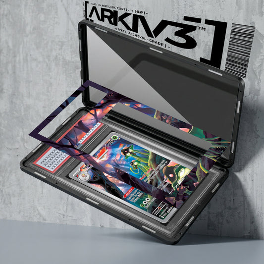 ARKIV3 PSA graded exploded mockup