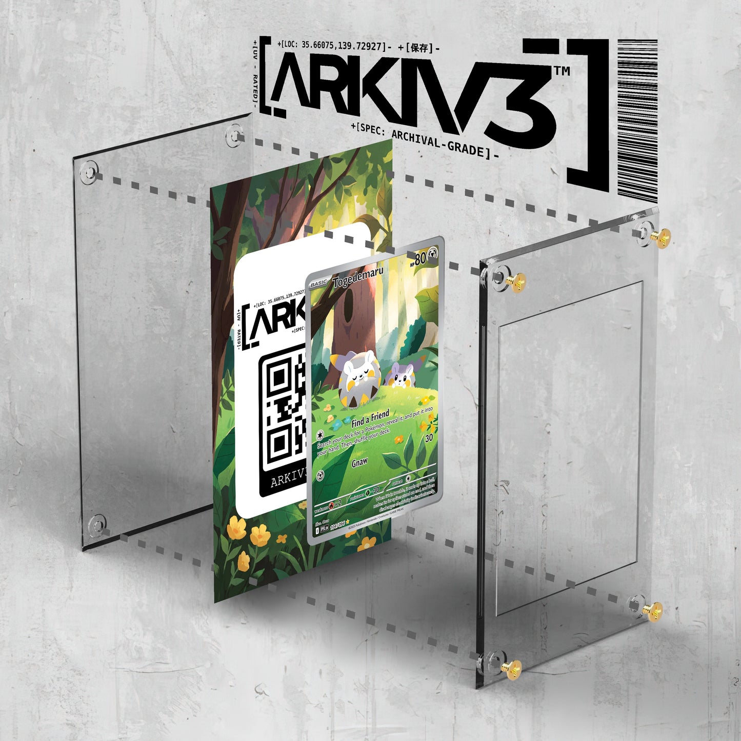 [UNIT: 104/94] // Togedemaru Extended Art Display Case - Raw