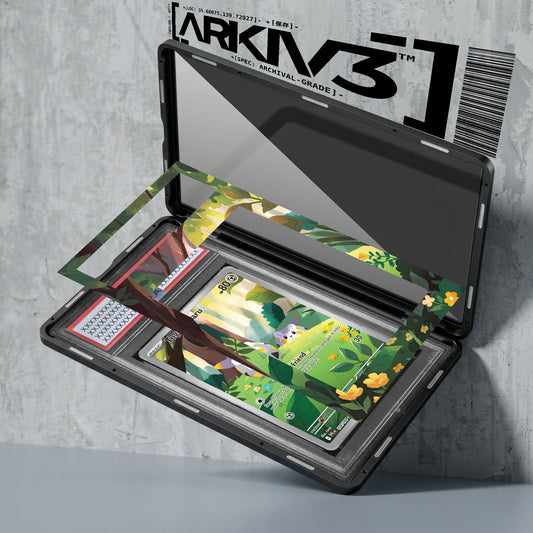 ARKIV3 PSA graded exploded mockup