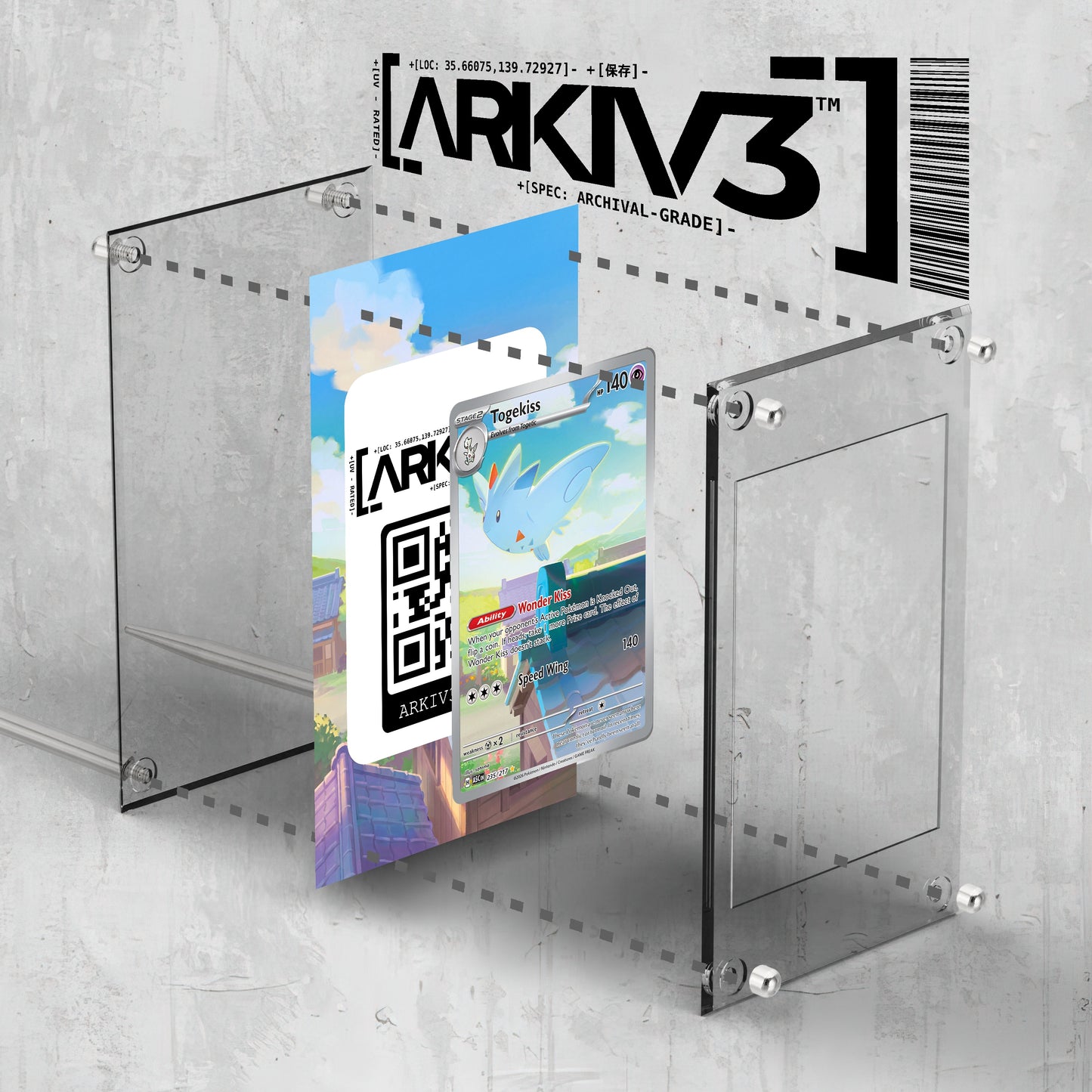 [UNIT: 235/217] // Togekiss Extended Art Display Case - Raw