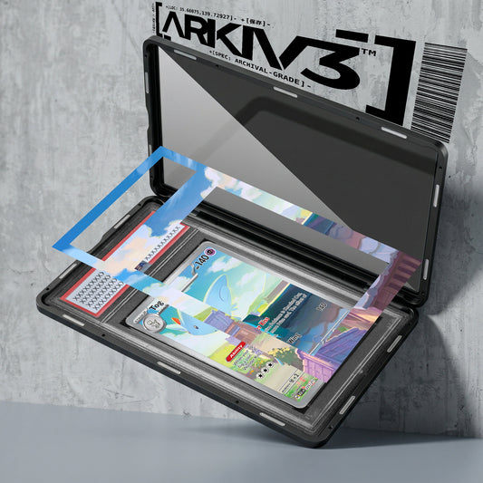 ARKIV3 PSA graded exploded mockup