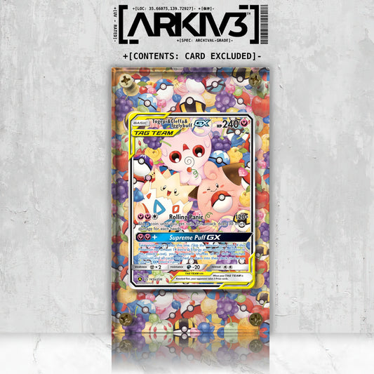 [UNIT: 143a/236] // Togepi & Cleffa & Igglybuff GX Extended Art Display Case - Raw