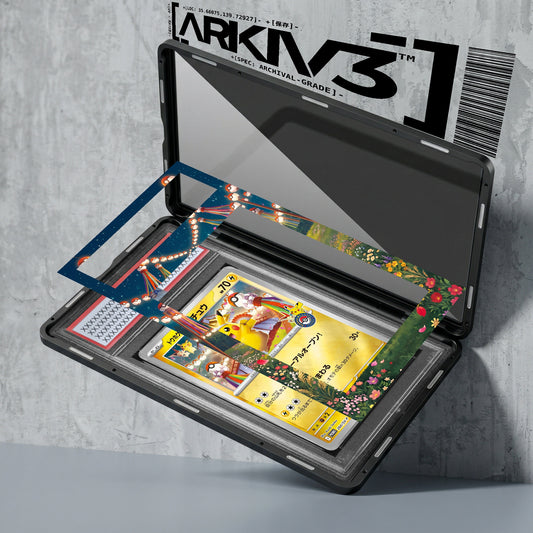 ARKIV3 PSA graded exploded mockup