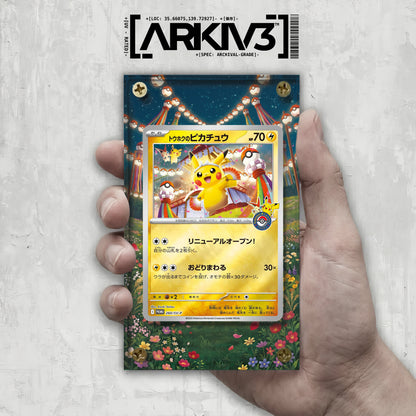 [UNIT: ] // Tohoku's Pikachu 260-SV-P Extended Art Display Case - Raw