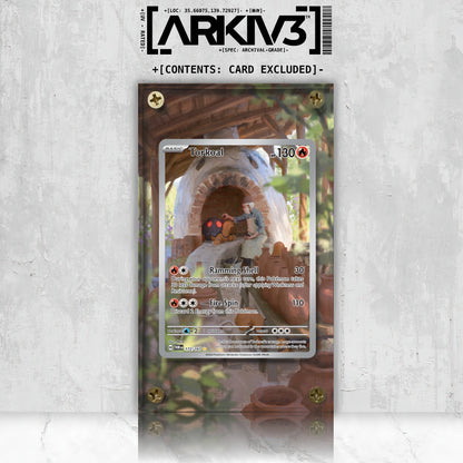 [UNIT: 172/167] // Torkoal Extended Art Display Case - Raw