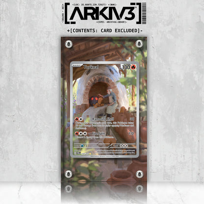 [UNIT: 172/167] // Torkoal Extended Art Display Case - Raw