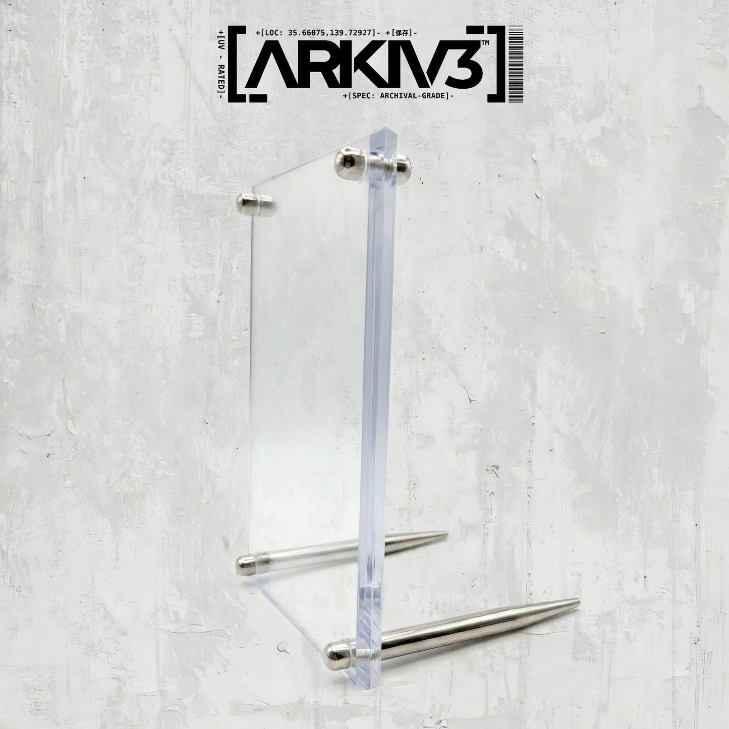 [UNIT: 131/86] // Archen Extended Art Display Case - Raw