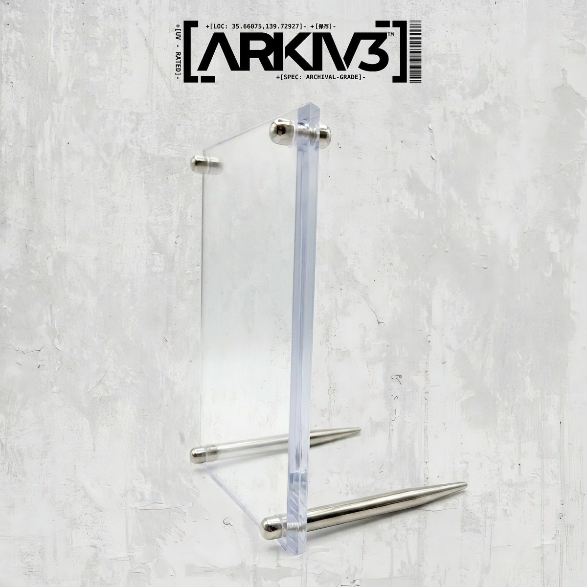 [UNIT: 140/128] // Scraggy Extended Art Display Case - Raw