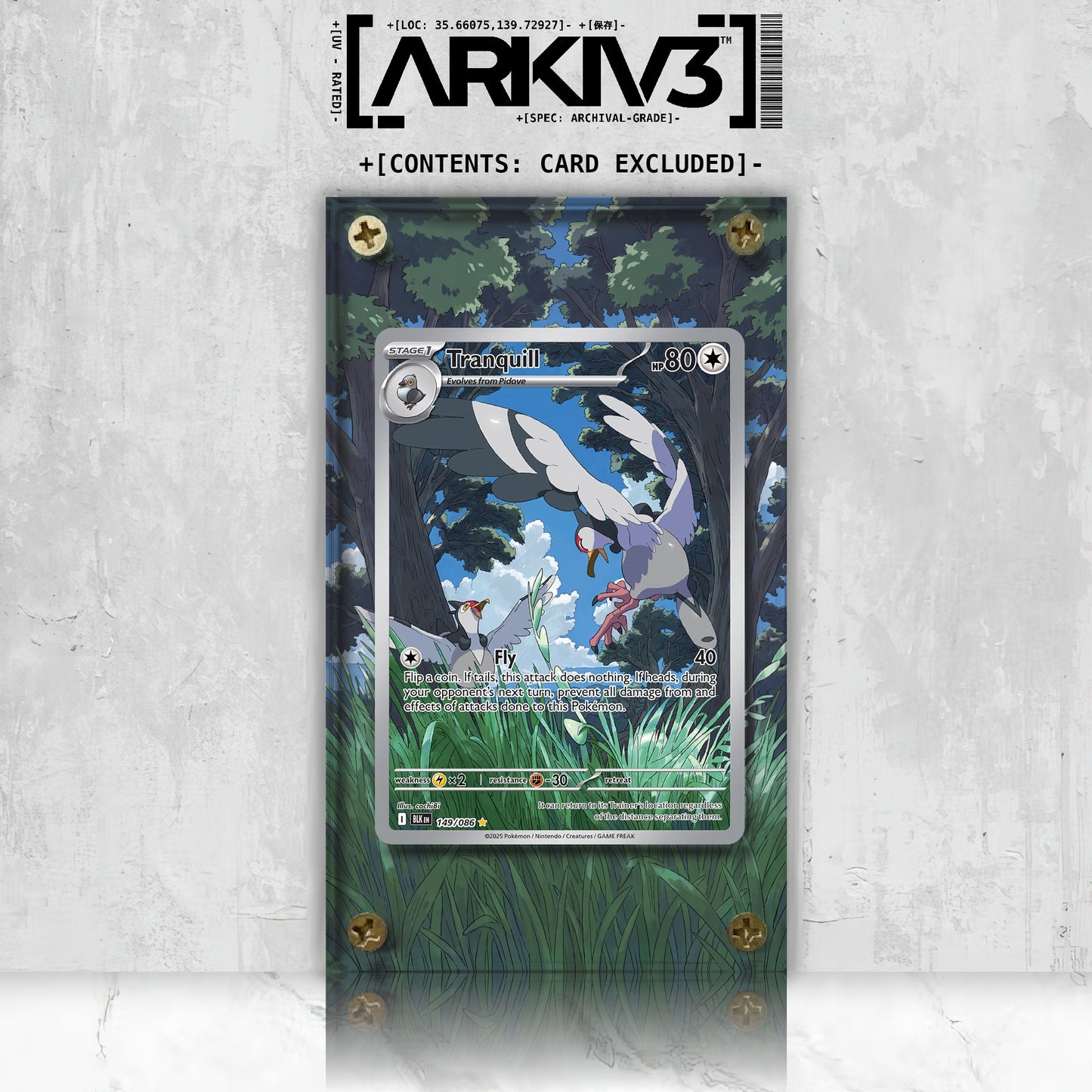 [UNIT: 149/86] // Tranquill Extended Art Display Case - Raw