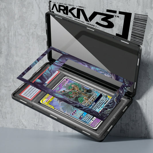 ARKIV3 PSA graded exploded mockup