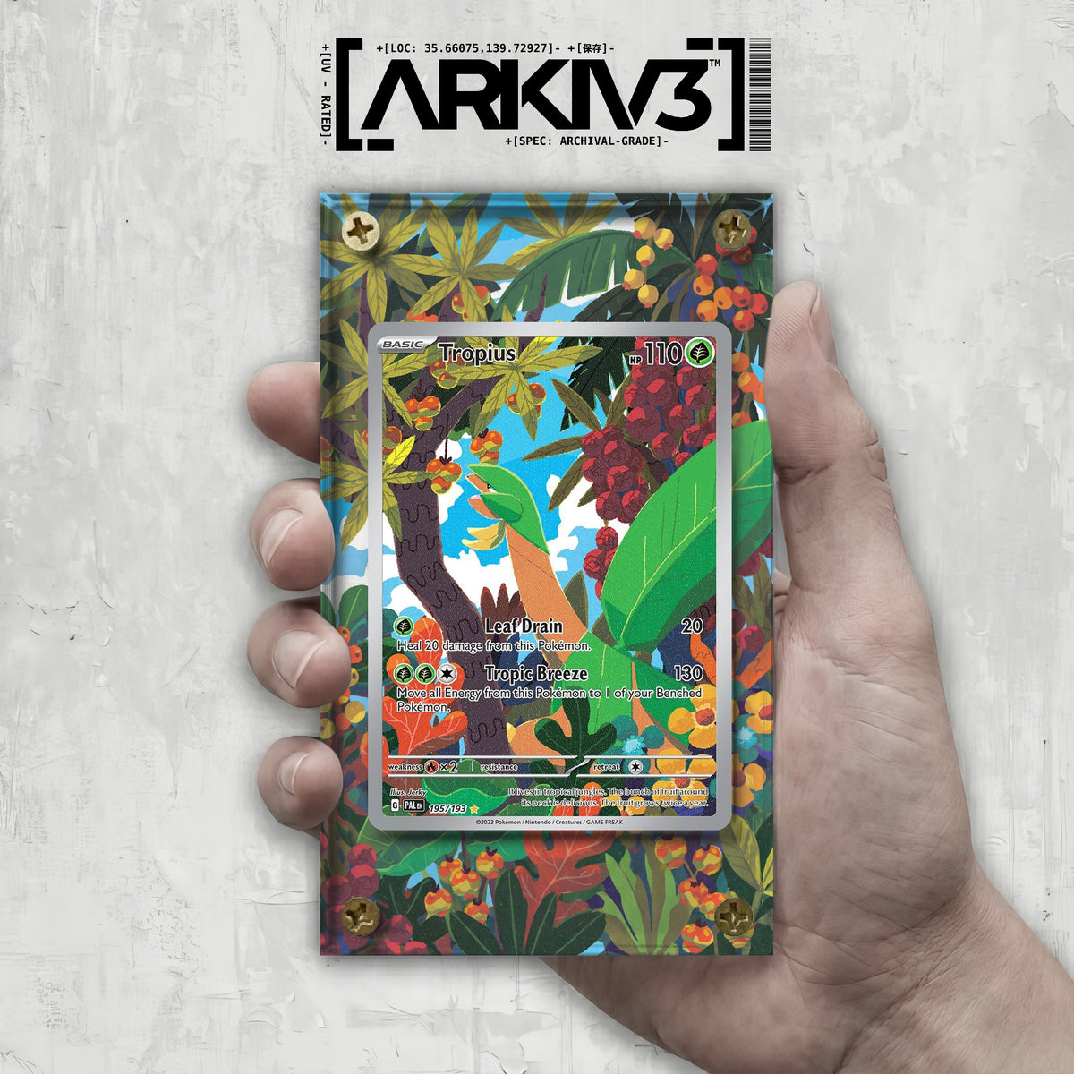[UNIT: 195/193] // Tropius Extended Art Display Case - Raw