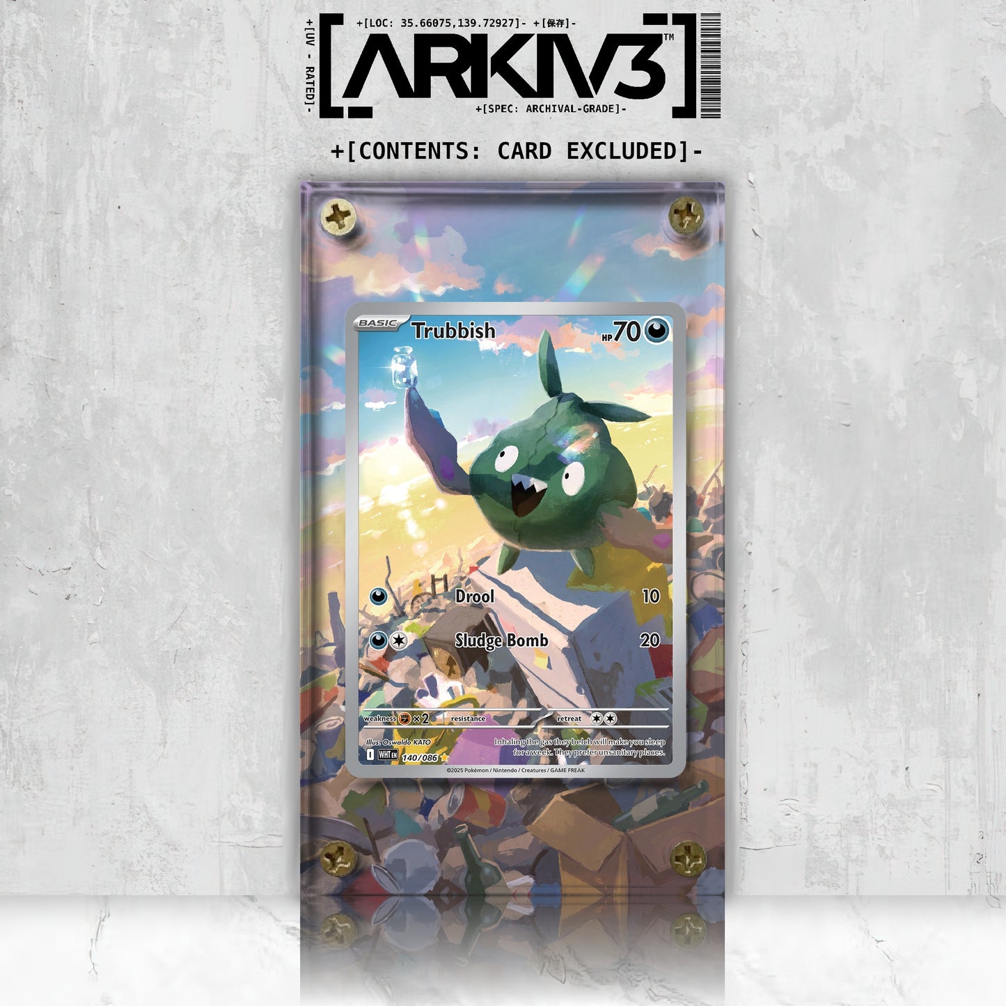 [UNIT: 140/86] // Trubbish Extended Art Display Case - Raw
