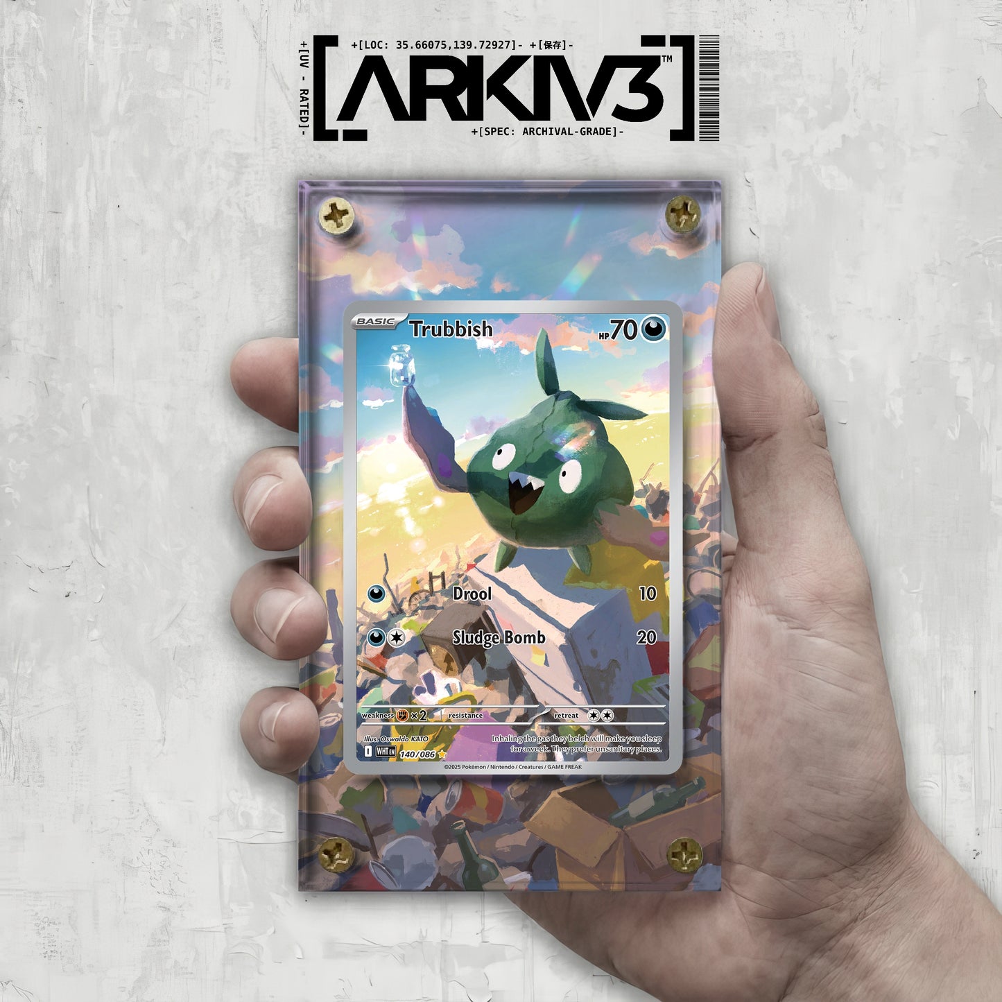[UNIT: 140/86] // Trubbish Extended Art Display Case - Raw