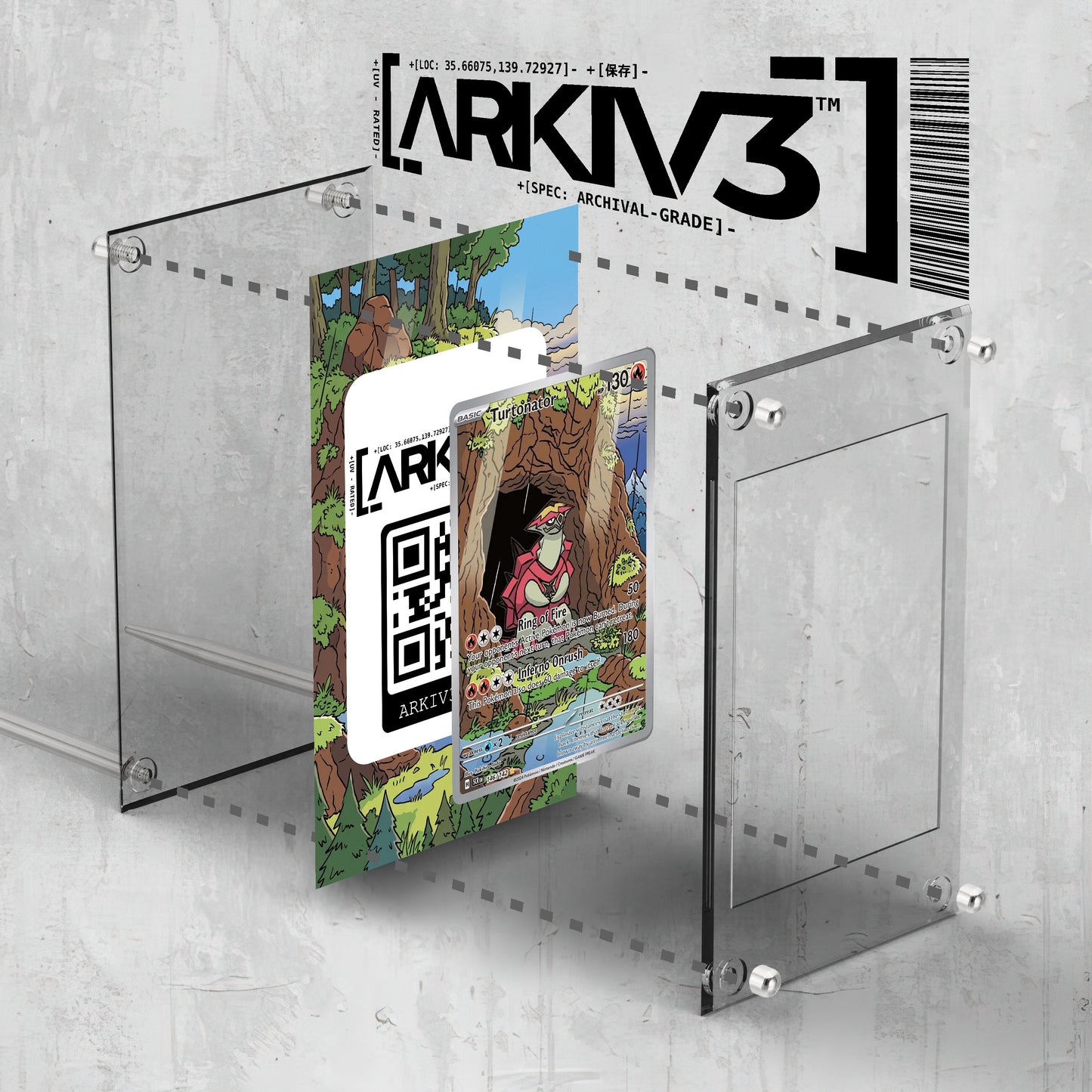 [UNIT: 146/142] // Turtonator Extended Art Display Case - Raw