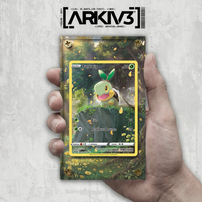 [UNIT: GG31/70] // Turtwig Extended Art Display Case - Raw