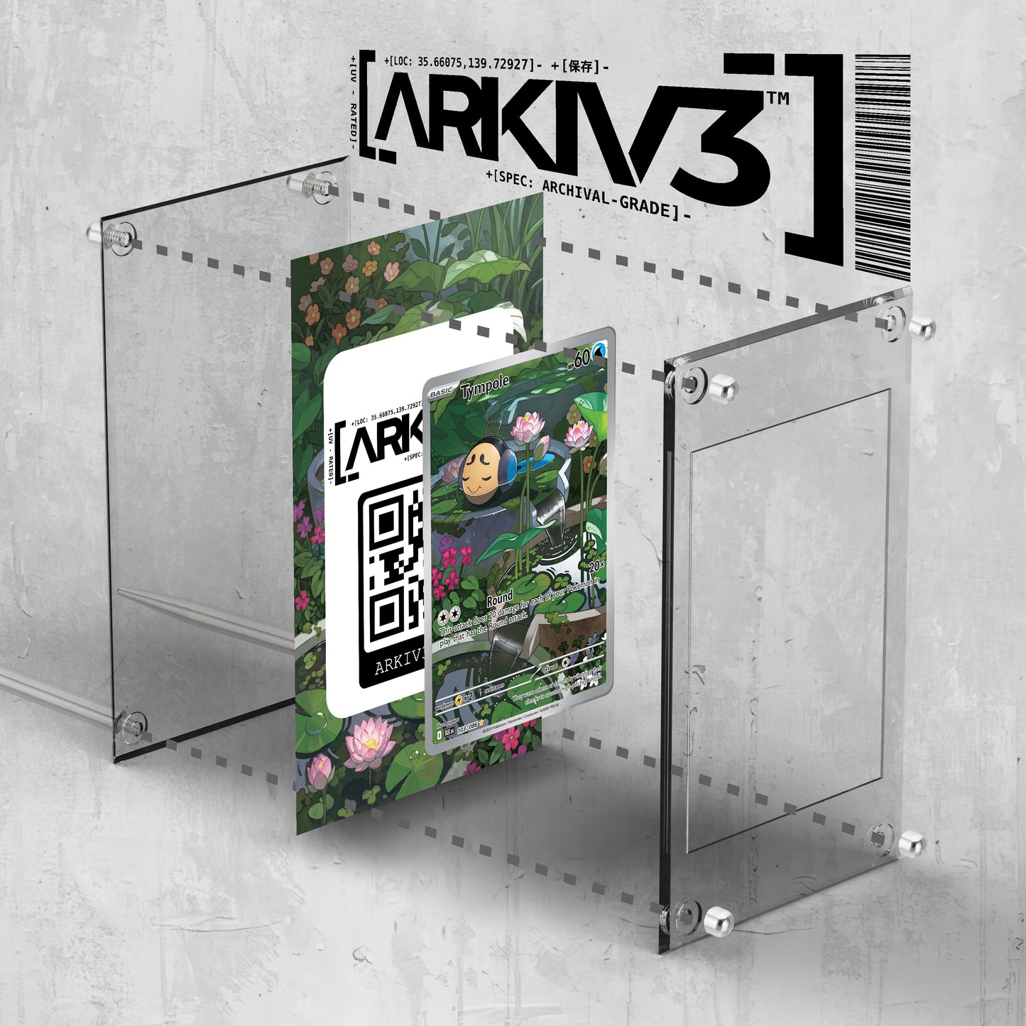 [UNIT: 103/86] // Tympole Extended Art Display Case - Raw
