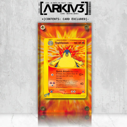 [UNIT: 64/165] // Typhlosion Extended Art Display Case - Raw