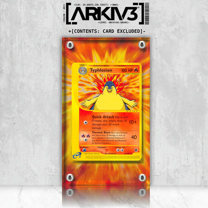 [UNIT: 64/165] // Typhlosion Extended Art Display Case - Raw