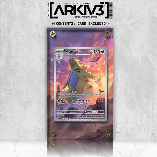 [UNIT: 222/193] // Tyranitar Extended Art Display Case - Raw