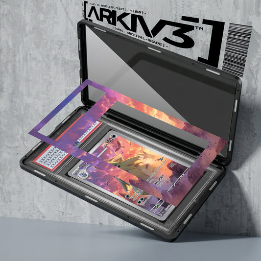 ARKIV3 PSA graded exploded mockup
