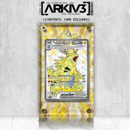 [UNIT: 211/197] // Tyranitar ex Extended Art Display Case - Raw