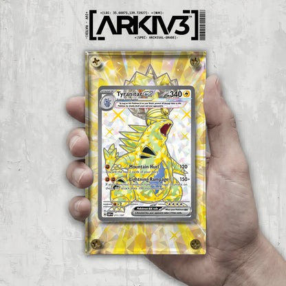 [UNIT: 211/197] // Tyranitar ex Extended Art Display Case - Raw
