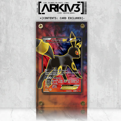 [UNIT: 119/124] // Umbreon EX Extended Art Display Case - Raw