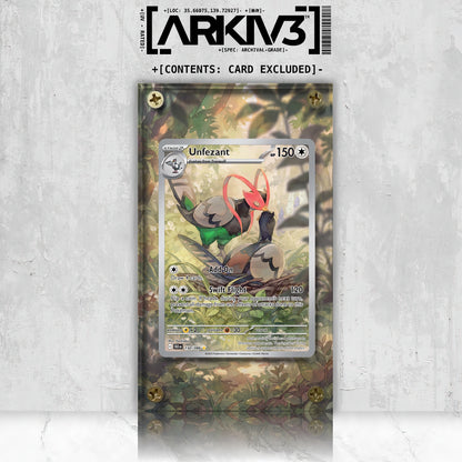 [UNIT: 150/86] // Unfezant Extended Art Display Case - Raw