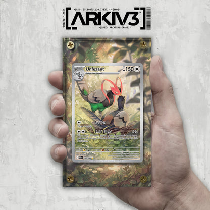[UNIT: 150/86] // Unfezant Extended Art Display Case - Raw