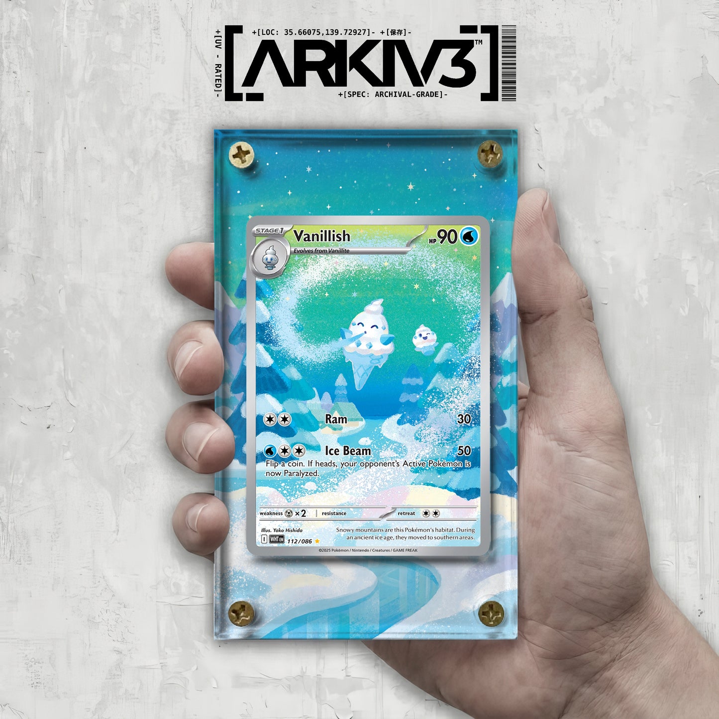 [UNIT: 112/86] // Vanillish Extended Art Display Case - Raw